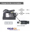 Cargador para batería de litio de 48 . Tipo  FT