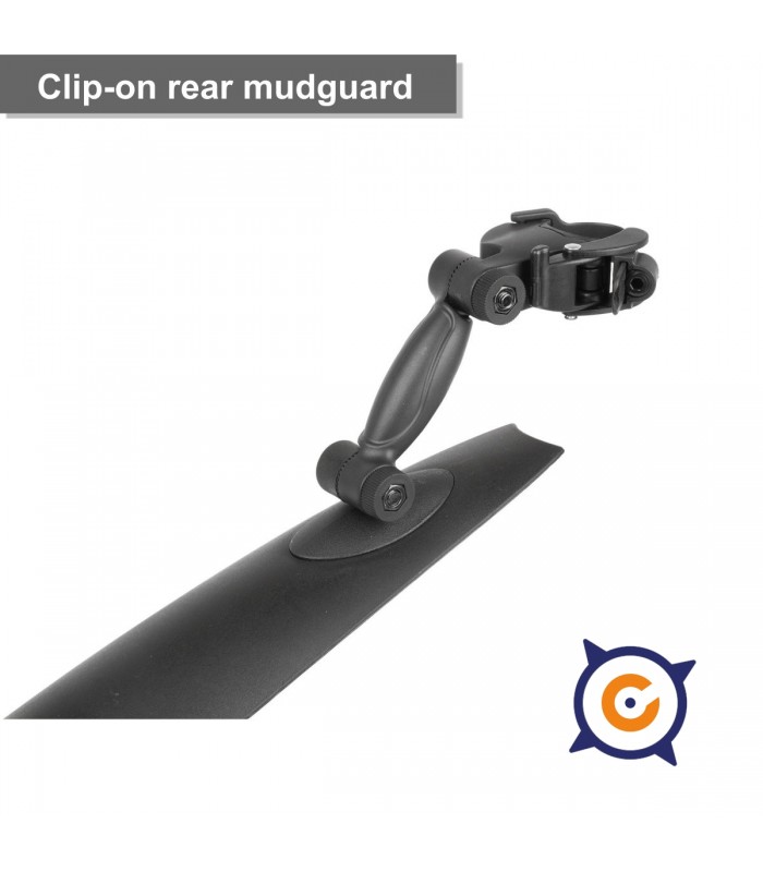 Guardabarros trasero 20”-29” para tubo sillin negro