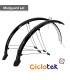 Set guardabarros 26” 60mm. (Negros)