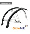 Set guardabarros 26” 60mm. (Negros)