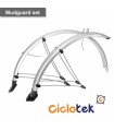 Set guardabarros 28” 45mm. (plata)