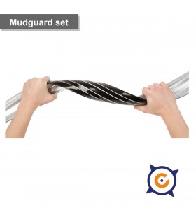 Set guardabarros 28” 45mm. (plata)