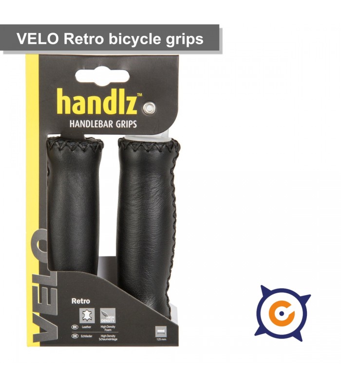 Puño Velo de cuero negro