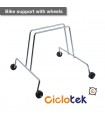 Soporte bicicleta con ruedas