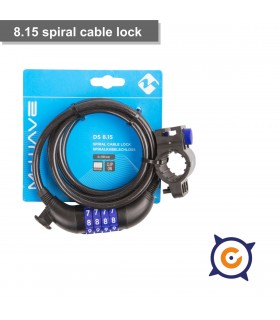Candado espiral 8X1500 de combinación