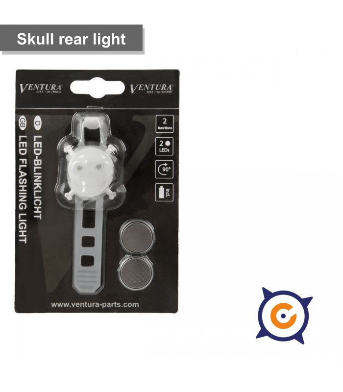Luz multicolor calavera