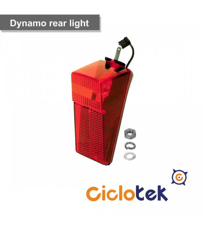 Faro tras. Dinamo Bombilla 6v. 0,6 watt.
