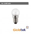 6v bulb. 2.4 watt (for front pilot)