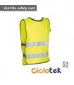 Chaleco reflectante adultos