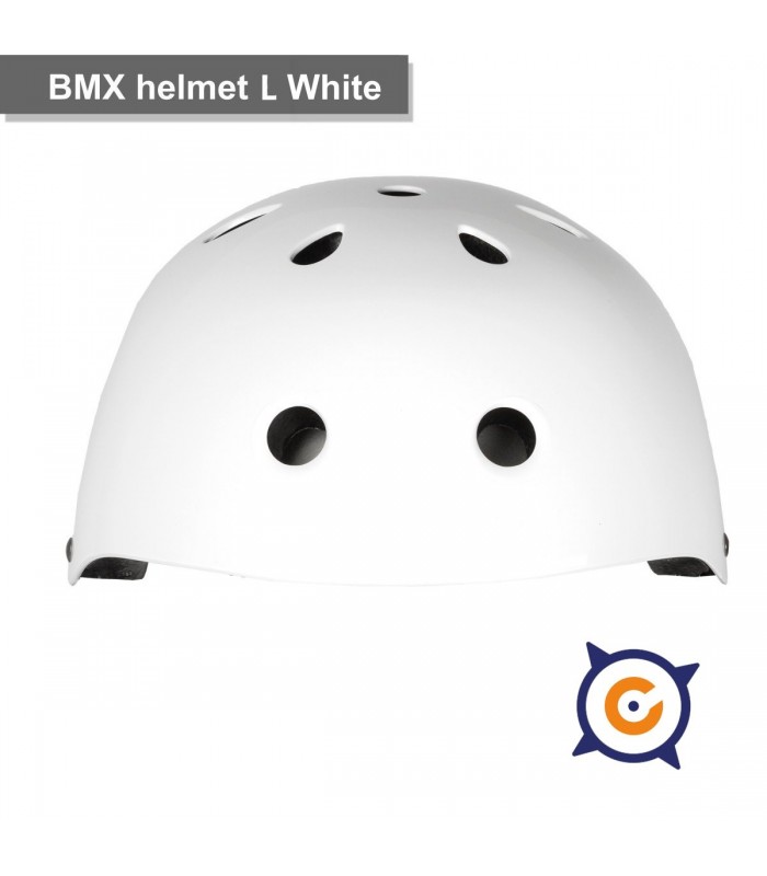 BMX helmet L White