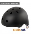 Casco BMX L negro mate