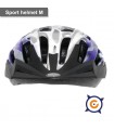 Casco deportivo M Azul