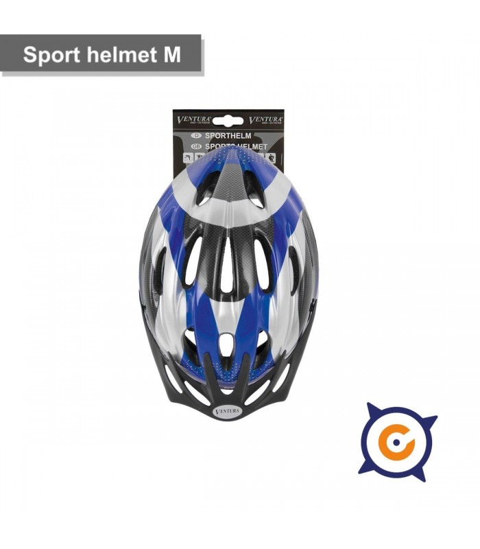Casco deportivo M Azul