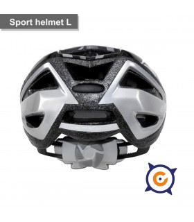 Casco deportivo L Azul