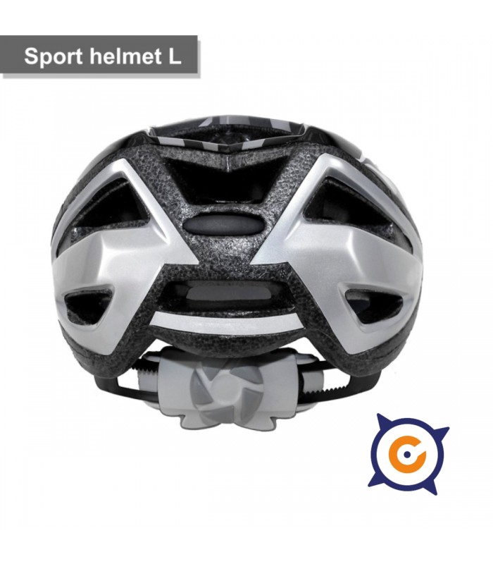 Casco deportivo L Azul