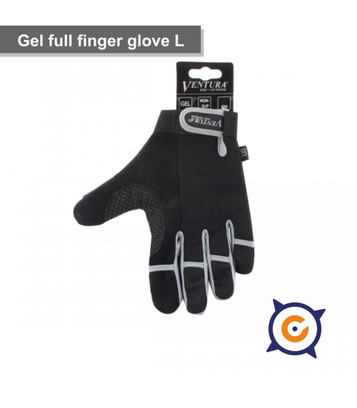 Gel full finger glove L
