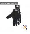 Gel full finger glove L