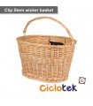 Clip Stem wicker basket