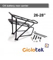 Transportín batería CK 36v. 11 Ah ó 16 Ah. para 26-28"