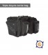 Triple bicycle carrier bag