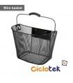 Cesta delantera negra clip