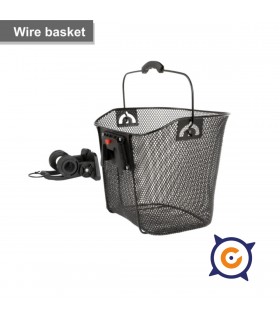 Cesta delantera negra clip
