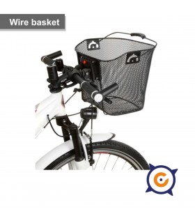 Cesta delantera negra clip