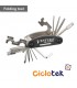 Mini herramienta plegable 18 con funda