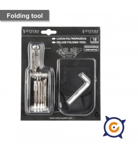 Mini herramienta plegable 18 con funda