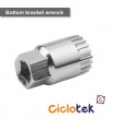 Llave ajuste pedalier tipo shimano