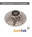 8 speed threaded pinion, 13-32