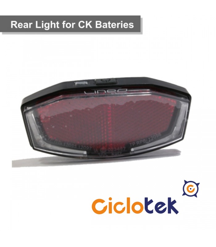 Luz trasera para baterías CK de 11 y 16 Ah.