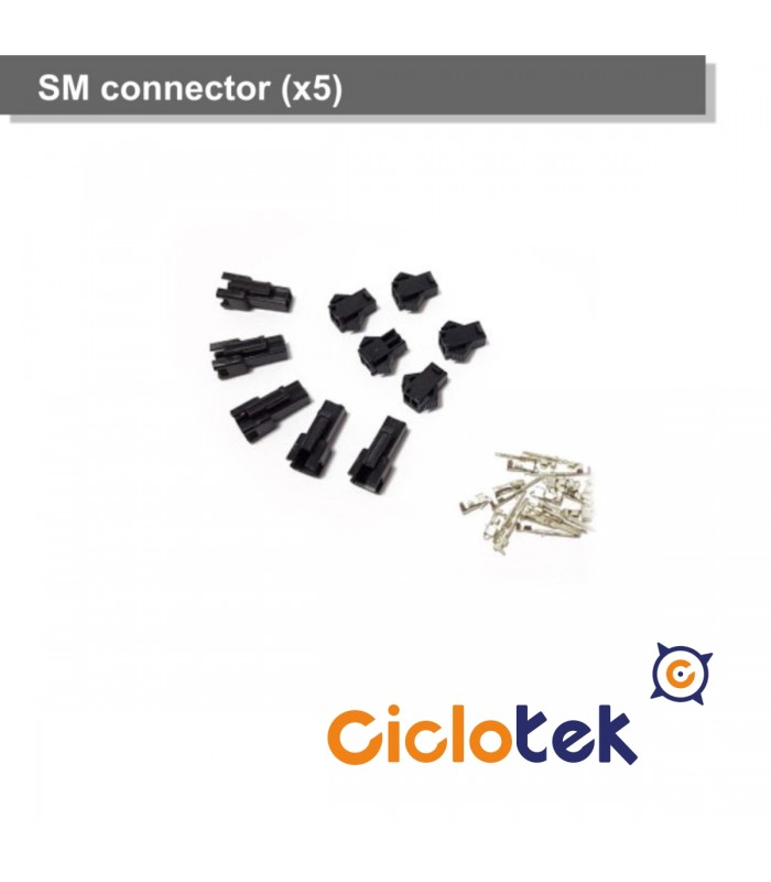 SM connectors (x5 pcs.) male+female