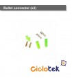 Conectores bullet para batería