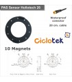 Pedaling sensor + 10 mag disc waterproof for hollowtech