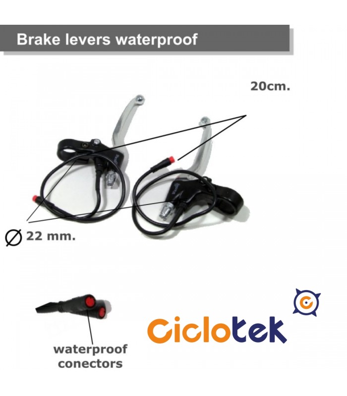 Brake levers waterproof