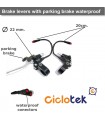 Manetas de freno con freno de estacionamiento waterproof