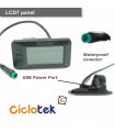 LCD5 panel wit usb output  (waterproof conector)