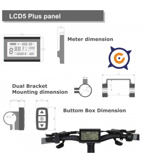 Pantalla LCD5 plus con salida usb