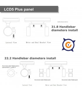 Pantalla LCD5 plus con salida usb