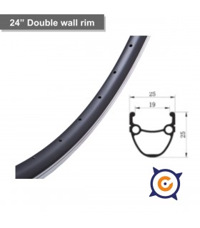 Llanta de 24" doble pared