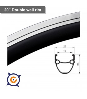 Llanta de 20" doble pared