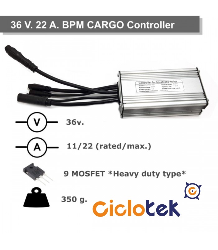 Controlador LCD5 BPM  36 v. 22 A.