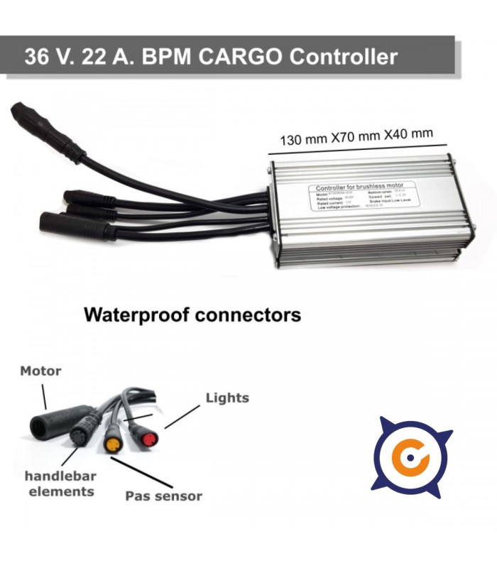 Controlador LCD5 BPM  36 v. 22 A.