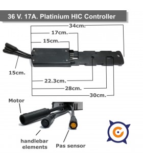Controlador Platinium HIC 17 amperios para panel LED o LCD