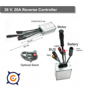 Reverse Controller 36v. 20A for DD Motor