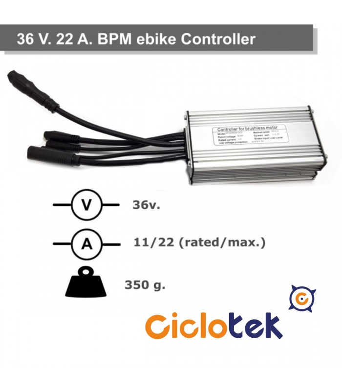 Controlador LCD5 BPM  36 v. 22 A.