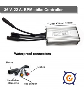 ebike controller BPM LCD5 36v. 22A.