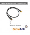 Alargador cable acelerador Waterproof 50 cm