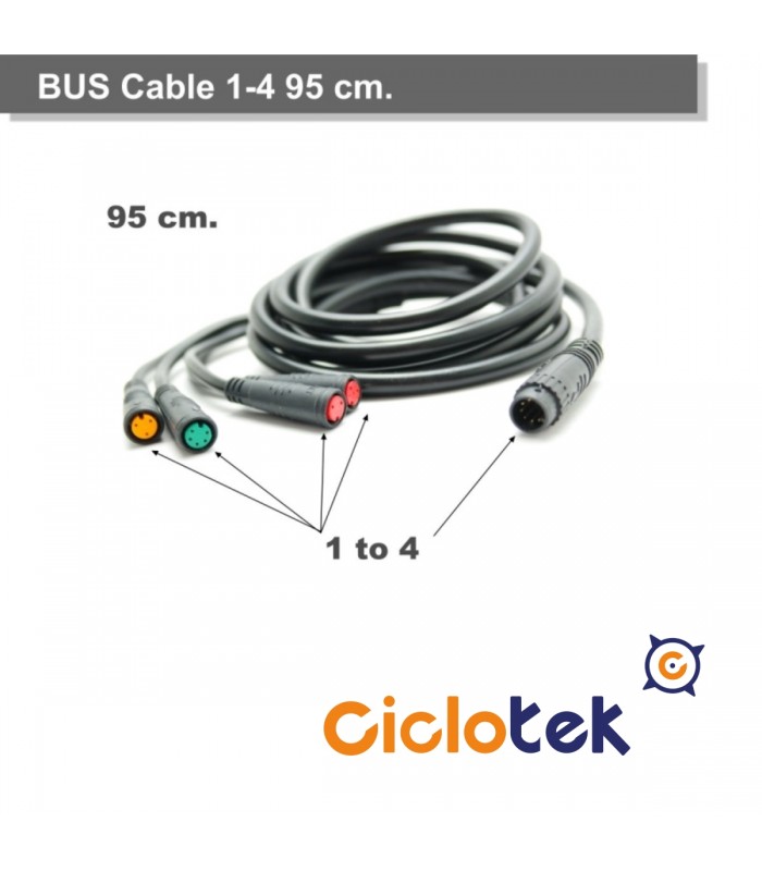 Cable BUS 1-4 95 cm.